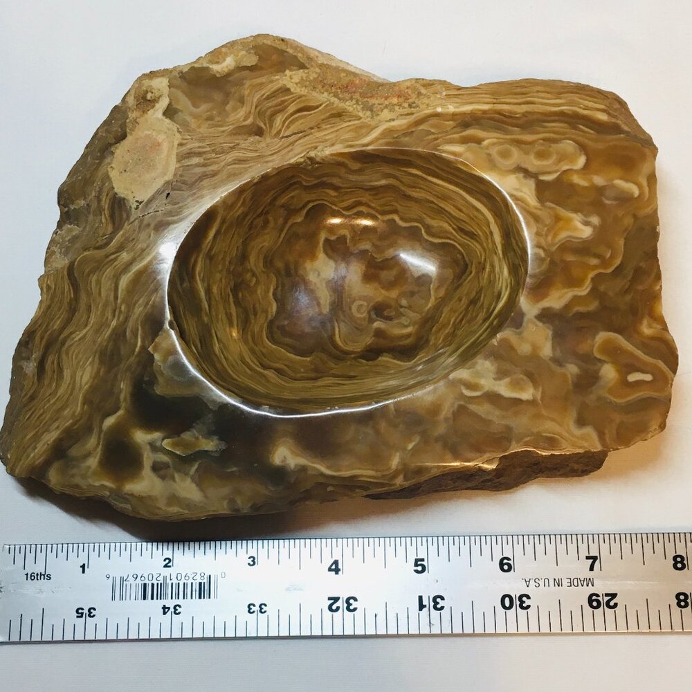 8" Aragonite Dish